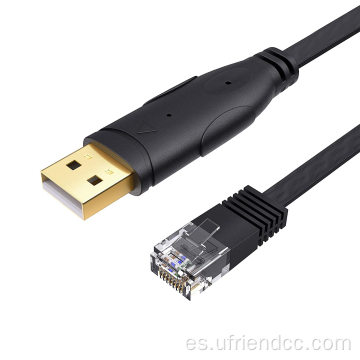 Enrutador/interruptor compatible con cable de adaptador de serie USB a RJ45